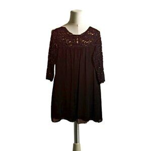 As U Wish Black Baby Doll Dress Size Small